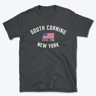 South Corning New York Patriot Basic T-Shirt