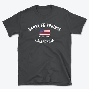 Santa Fe Springs California Patriot Basic T-Shirt