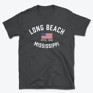 Long Beach Mississippi Patriot Basic T-Shirt