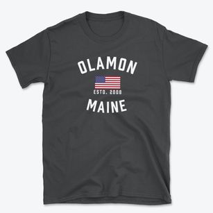 Olamon Maine Patriot Basic T-Shirt