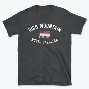 Rich Mountain North Carolina Patriot Basic T-Shirt
