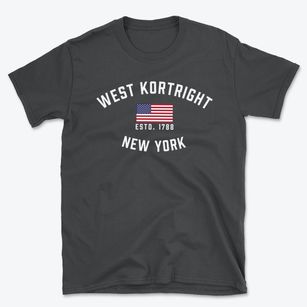 West Kortright New York Patriot Basic T-Shirt