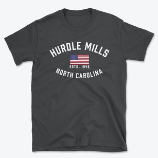 Hurdle Mills North Carolina Patriot Basic T-Shirt