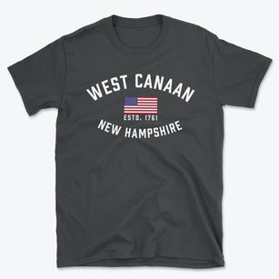 West Canaan New Hampshire Patriot Basic T-Shirt