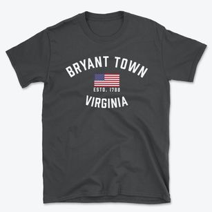 Bryant Town Virginia Patriot Basic T-Shirt