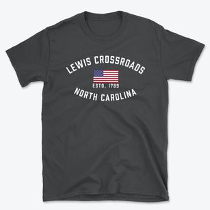 Lewis Crossroads North Carolina Patriot Basic T-Shirt