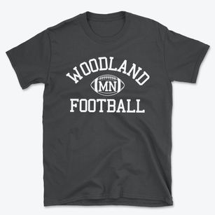Woodland Minnesota Football Basic T-Shirt
