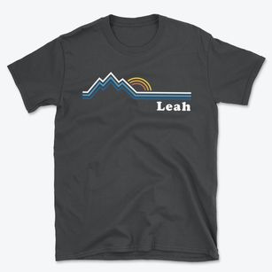 Leah Georgia Mountain View Basic T-Shirt