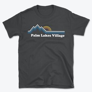 Palm Lakes Village Arizona Mountain View Basic T-Shirt