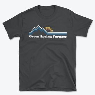 Green Spring Furnace Maryland Mountain View Basic T-Shirt