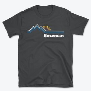 Bozeman Montana Mountain View Basic T-Shirt