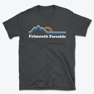Falmouth Foreside Maine Mountain View Basic T-Shirt