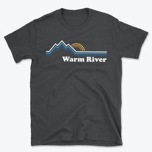 Warm River Idaho Mountain View Basic T-Shirt