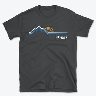 Diggs North Carolina Mountain View Basic T-Shirt
