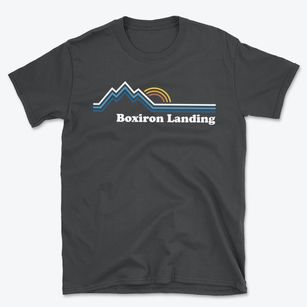 Boxiron Landing Maryland Mountain View Basic T-Shirt