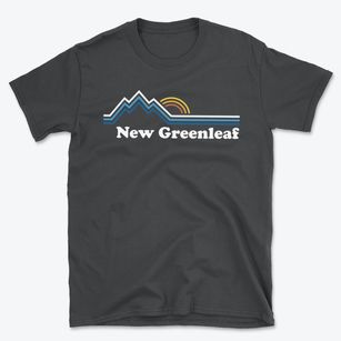 New Greenleaf Michigan Mountain View Basic T-Shirt