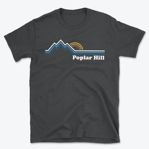 Poplar Hill Maryland Mountain View Basic T-Shirt
