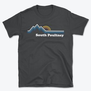 South Poultney Vermont Mountain View Basic T-Shirt