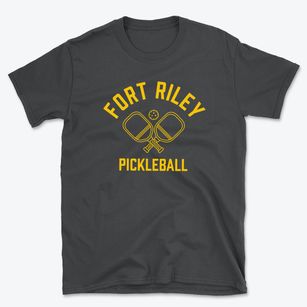 Fort Riley Kansas Pickleball Basic T-Shirt