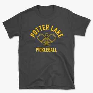 Potter Lake Wisconsin Pickleball Basic T-Shirt
