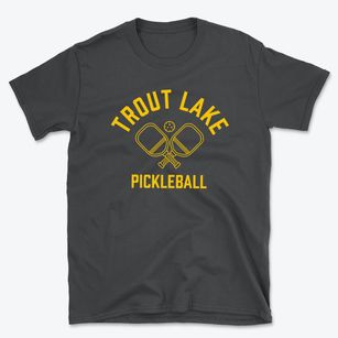 Trout Lake Washington Pickleball Basic T-Shirt