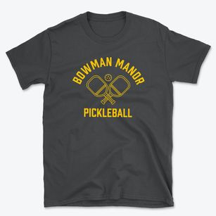 Bowman Manor New Jersey Pickleball Basic T-Shirt
