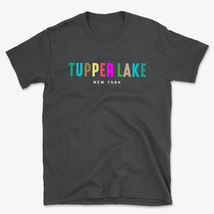 Tupper Lake New York Color Pop Basic T-Shirt