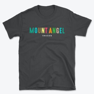 Mount Angel Oregon Color Pop Basic T-Shirt