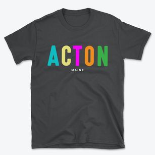 Acton Maine Color Pop Basic T-Shirt