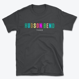 Hudson Bend Texas Color Pop Basic T-Shirt