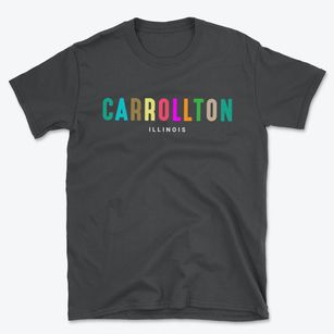 Carrollton Illinois Color Pop Basic T-Shirt