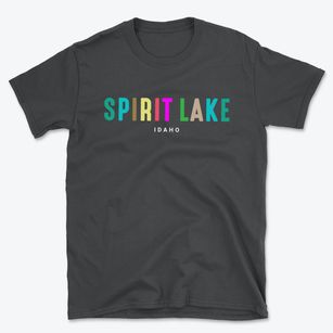 Spirit Lake Idaho Color Pop Basic T-Shirt