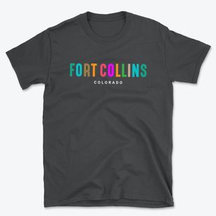 Fort Collins Colorado Color Pop Basic T-Shirt