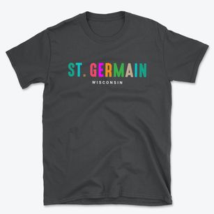 St. Germain Wisconsin Color Pop Basic T-Shirt