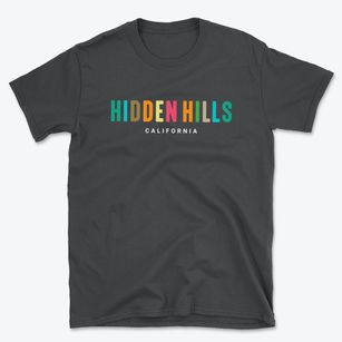 Hidden Hills California Color Pop Basic T-Shirt