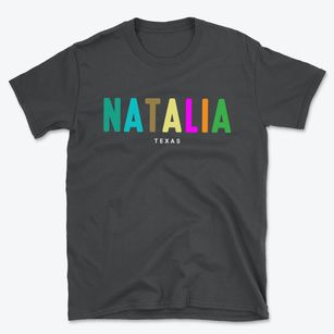 Natalia Texas Color Pop Basic T-Shirt