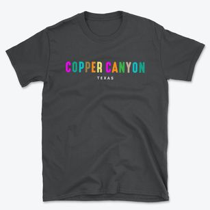 Copper Canyon Texas Color Pop Basic T-Shirt