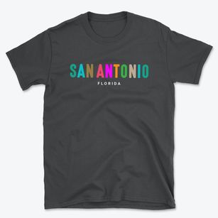 San Antonio Florida Color Pop Basic T-Shirt