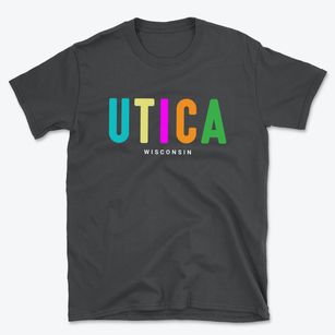 Utica Wisconsin Color Pop Basic T-Shirt