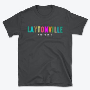 Laytonville California Color Pop Basic T-Shirt