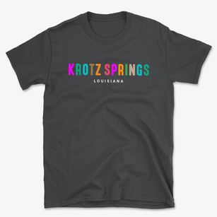Krotz Springs Louisiana Color Pop Basic T-Shirt