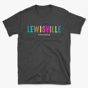 Lewisville Arkansas Color Pop Basic T-Shirt