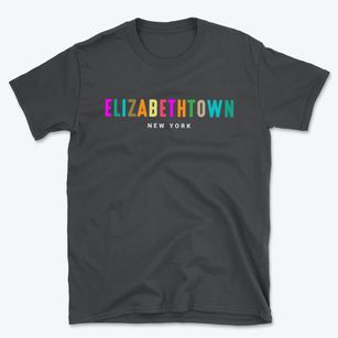 Elizabethtown New York Color Pop Basic T-Shirt