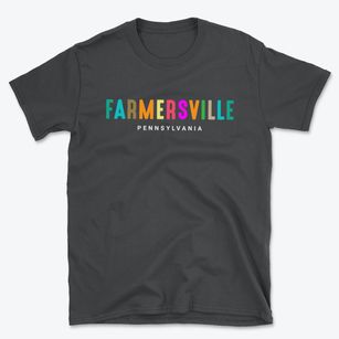 Farmersville Pennsylvania Color Pop Basic T-Shirt