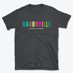 Raubsville Pennsylvania Color Pop Basic T-Shirt