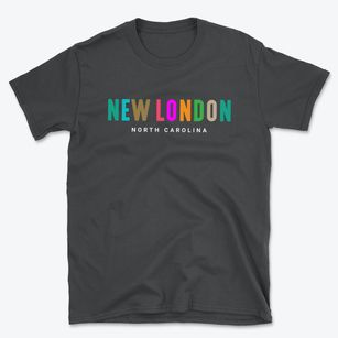 New London North Carolina Color Pop Basic T-Shirt