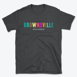 Brownsville Wisconsin Color Pop Basic T-Shirt