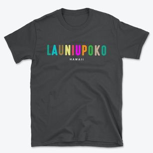 Launiupoko Hawaii Color Pop Basic T-Shirt