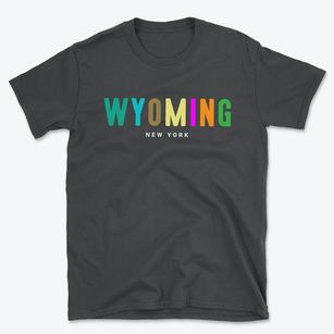 Wyoming New York Color Pop Basic T-Shirt