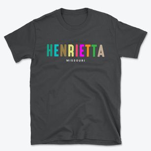 Henrietta Missouri Color Pop Basic T-Shirt